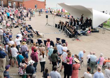 The Band on the DLWP Terrace (thumbnail)
